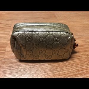 Gucci makeup bag
